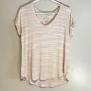 American Eagle stripped tee small